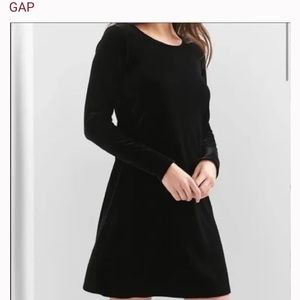 Gap Black Velvet Dress Size XS, NWT